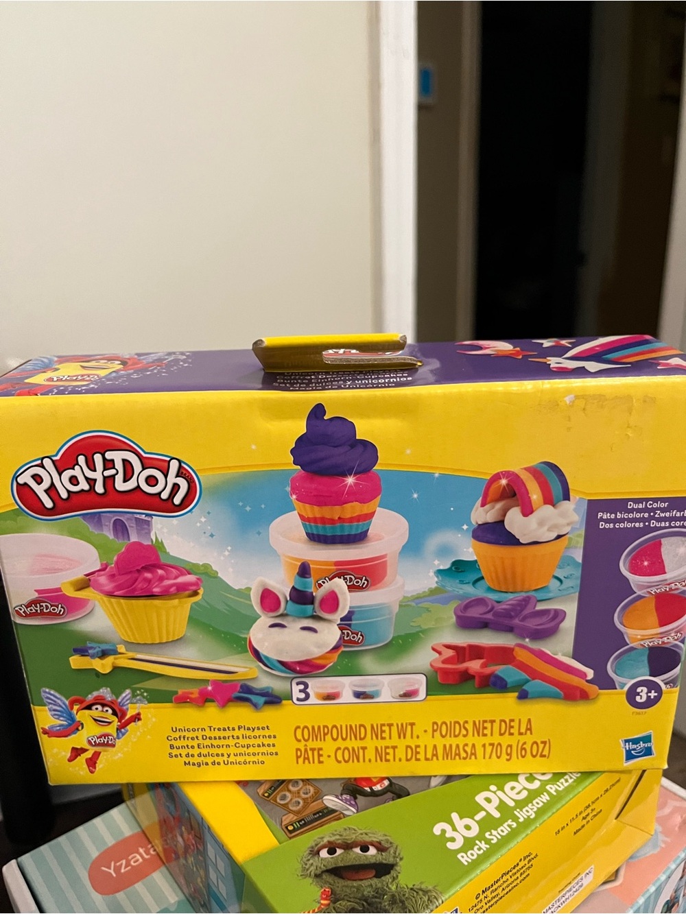 Play-Doh Unicorn Treats Cupcake Playset - Purple & Multicolor